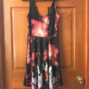 Unicorn and galaxy dress